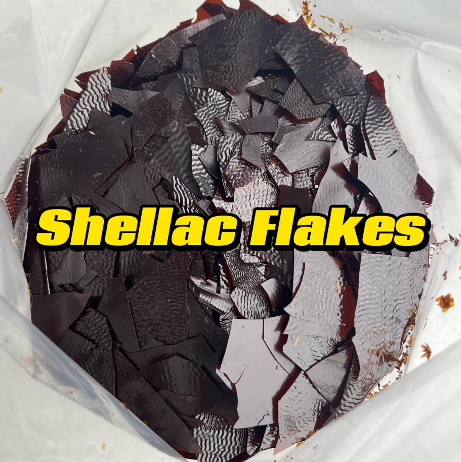 Shellac Flakes Factory Supply Bleached Shellac