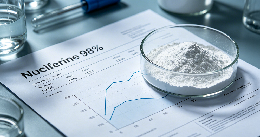 High-Purity 98% Nuciferine: Weight loss and lipid reduction ingredients